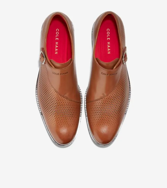 Men Men039s Washington Grand Laser Monk Strap Brown Cole Haan Loafers and Drivers Men Men039s Washington Grand Laser Monk Strap Brown Cole Haan Loafers and Drivers