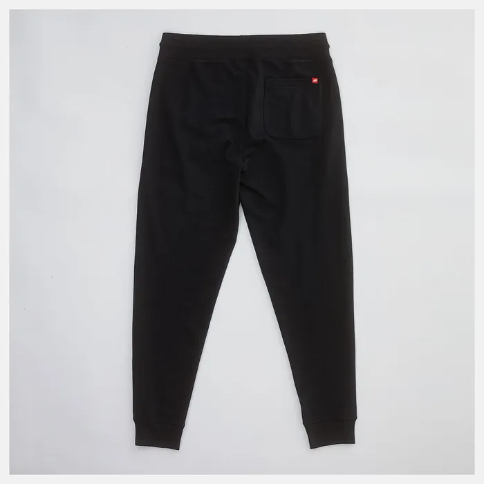 Men NB Essentials Stacked Logo Sweatpant Black New Balance Pants