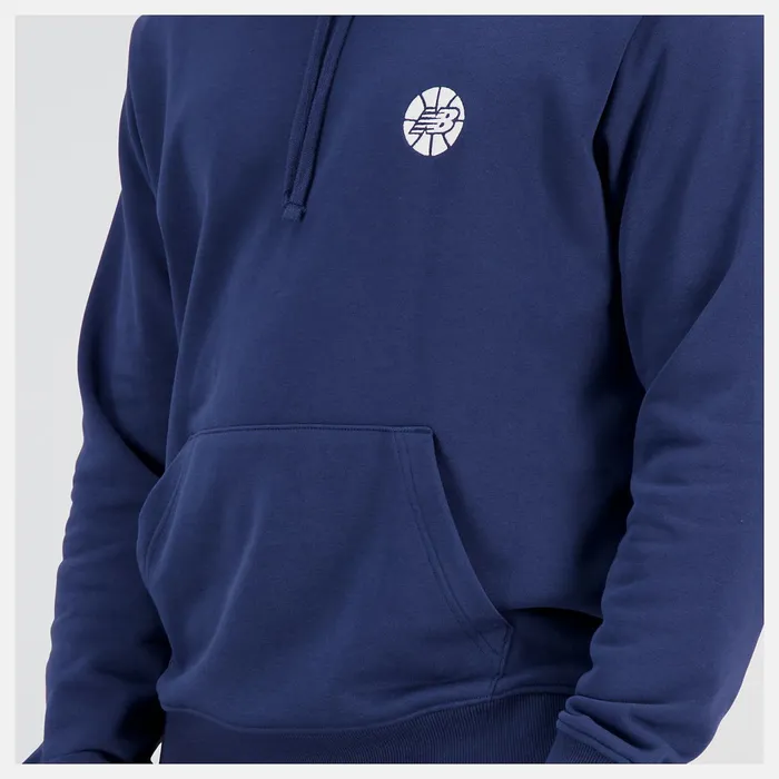 Men NB Hoops Fundamentals Hoodie Nb Navy New Balance Hoodies and Sweatshirts Men NB Hoops Fundamentals Hoodie Nb Navy New Balance Hoodies and Sweatshirts