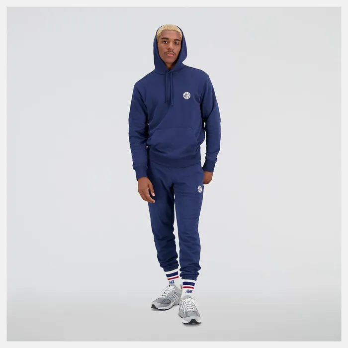 Men NB Hoops Fundamentals Hoodie Nb Navy New Balance Hoodies and Sweatshirts Men NB Hoops Fundamentals Hoodie Nb Navy New Balance Hoodies and Sweatshirts
