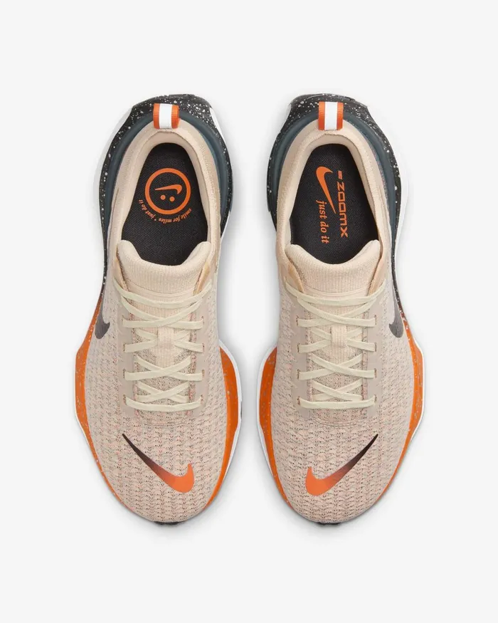 Men Nike All Shoes Invincible Run 3 Oatmealsafety Orangetotal Orangeblack