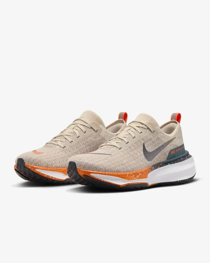 Men Nike All Shoes Invincible Run 3 Oatmealsafety Orangetotal Orangeblack