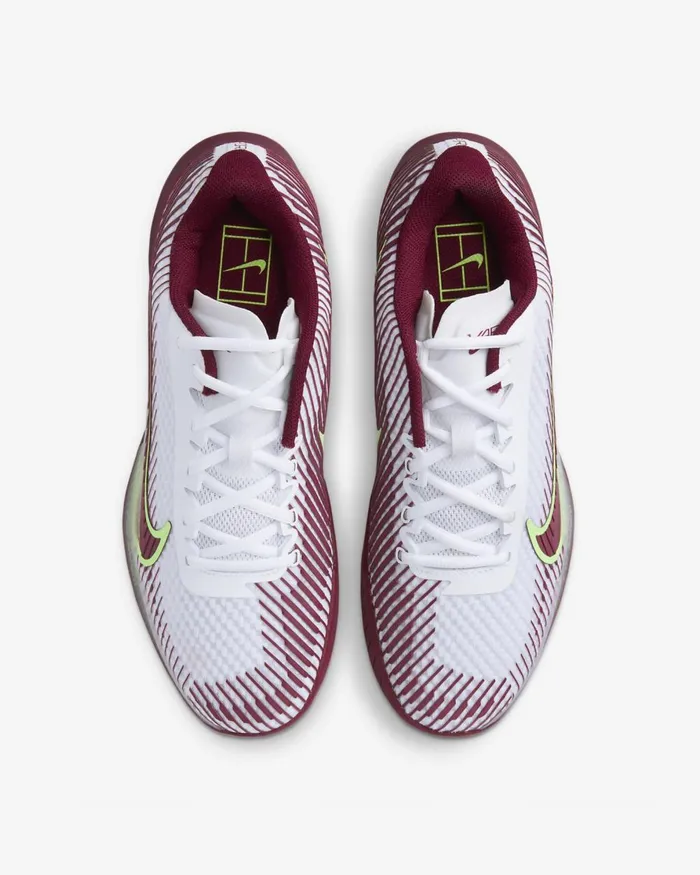 Men Nike All Shoes NikeCourt Air Zoom Vapor 11 Whitelime Blastteam Red