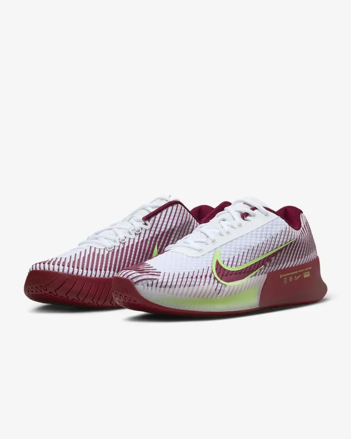 Men Nike All Shoes NikeCourt Air Zoom Vapor 11 Whitelime Blastteam Red