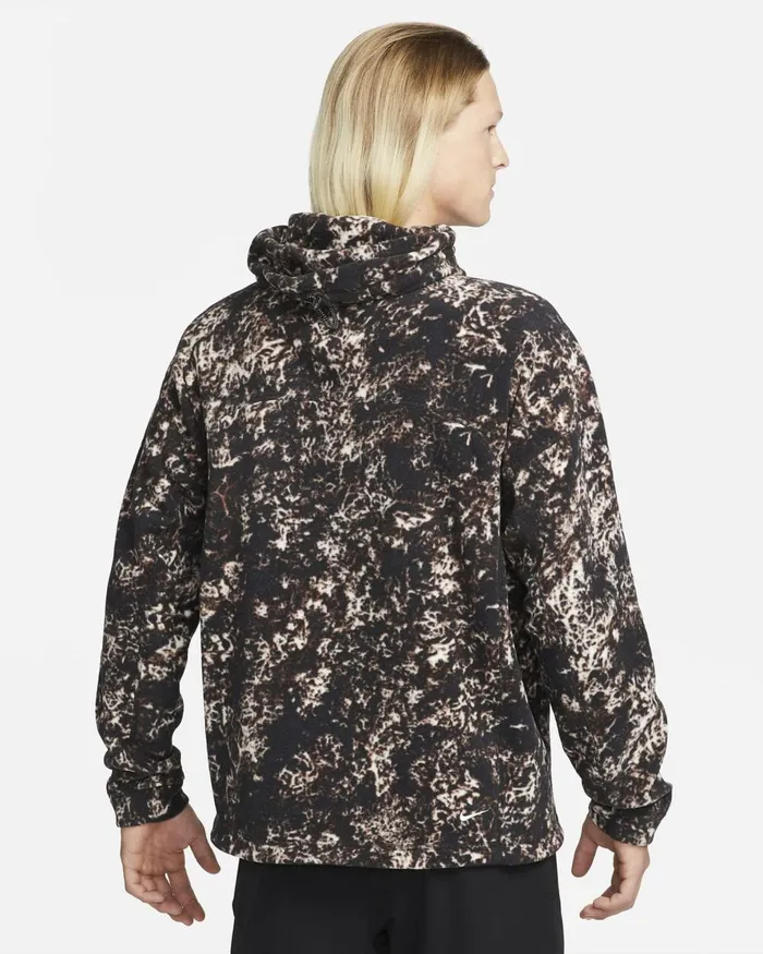 Men Nike Hoodies And Sweatshirts ACG ThermaFIT 039Wolf Tree039 Light Orewood Brownblacksummit White