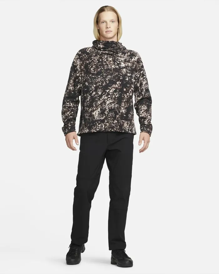 Men Nike Hoodies And Sweatshirts ACG ThermaFIT 039Wolf Tree039 Light Orewood Brownblacksummit White
