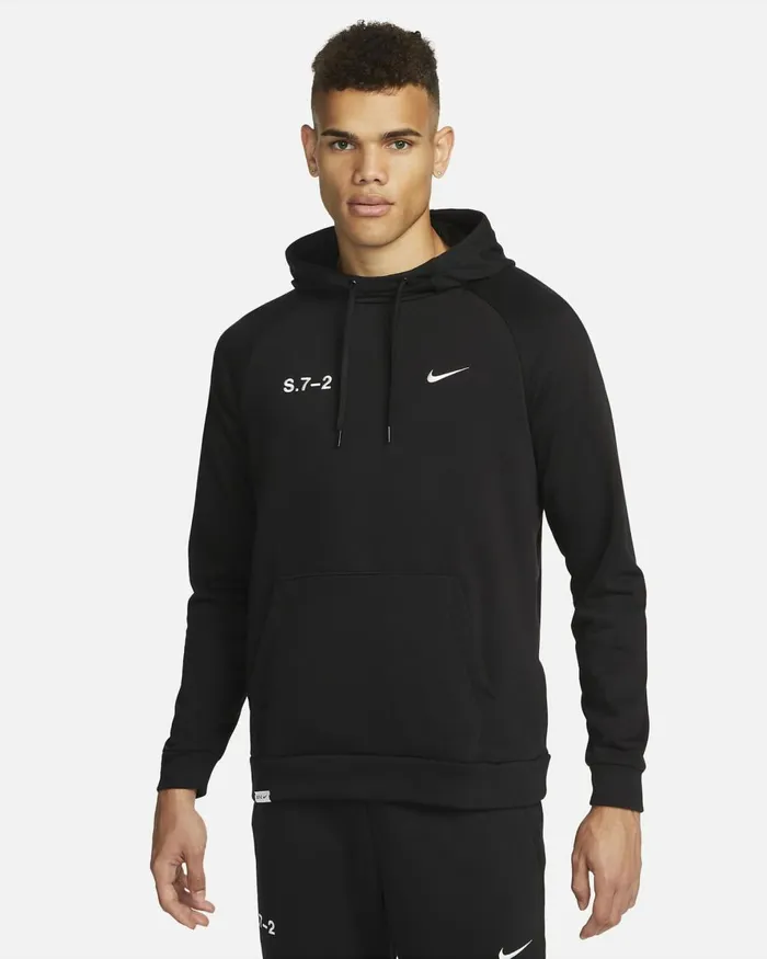 Men Nike Hoodies And Sweatshirts DriFIT Studio 03972 Blackwhite