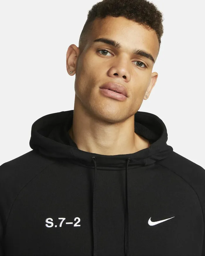Men Nike Hoodies And Sweatshirts DriFIT Studio 03972 Blackwhite