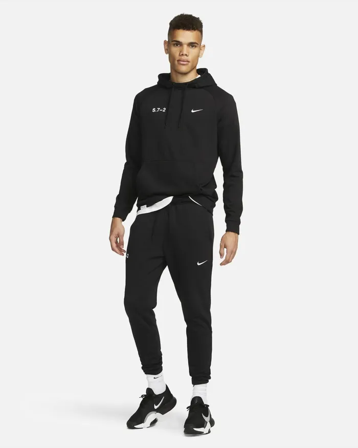 Men Nike Hoodies And Sweatshirts DriFIT Studio 03972 Blackwhite