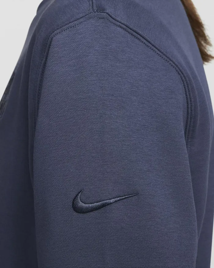 Men Nike Hoodies And Sweatshirts FC Barcelona Club Third Thunder Bluethunder Blue