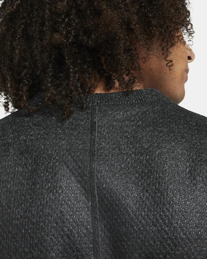 Men Nike Hoodies And Sweatshirts Forward Crew Anthraciteblackblack