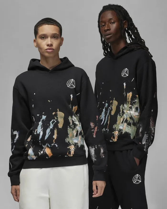Men Nike Hoodies And Sweatshirts Jordan Artist Series By Jammie Holmes Black