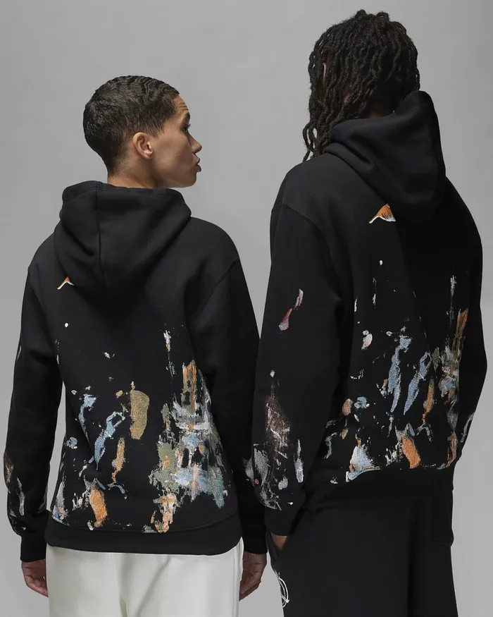 Men Nike Hoodies And Sweatshirts Jordan Artist Series By Jammie Holmes Black