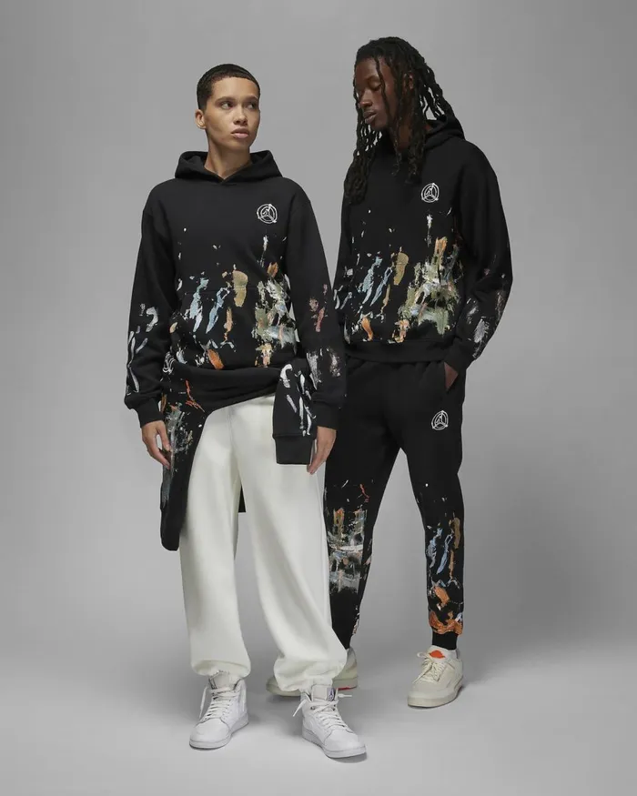 Men Nike Hoodies And Sweatshirts Jordan Artist Series By Jammie Holmes Black