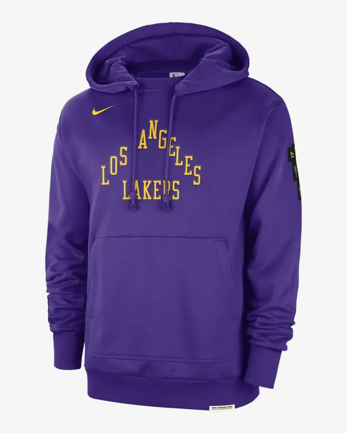 Men Nike Hoodies And Sweatshirts Los Angeles Lakers Standard Issue 202324 City Edition Field Purple