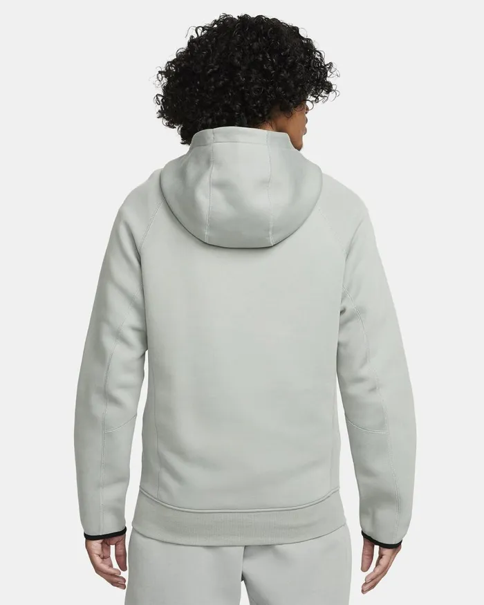 Men Nike Hoodies And Sweatshirts Sportswear Tech Fleece Mica Greenblack