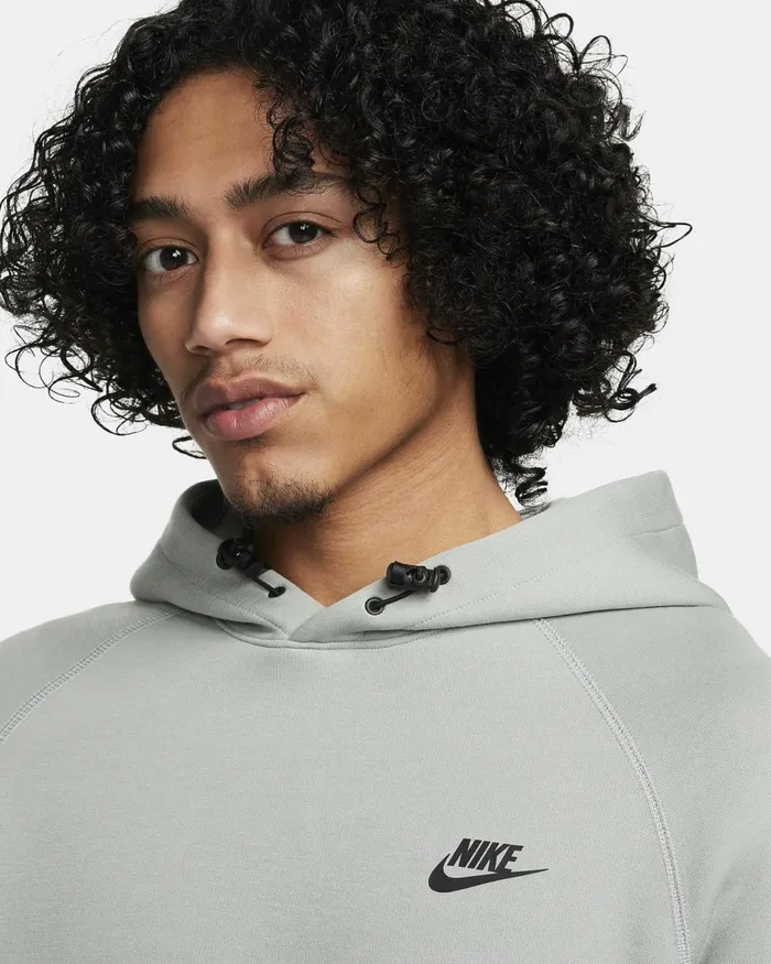 Men Nike Hoodies And Sweatshirts Sportswear Tech Fleece Mica Greenblack