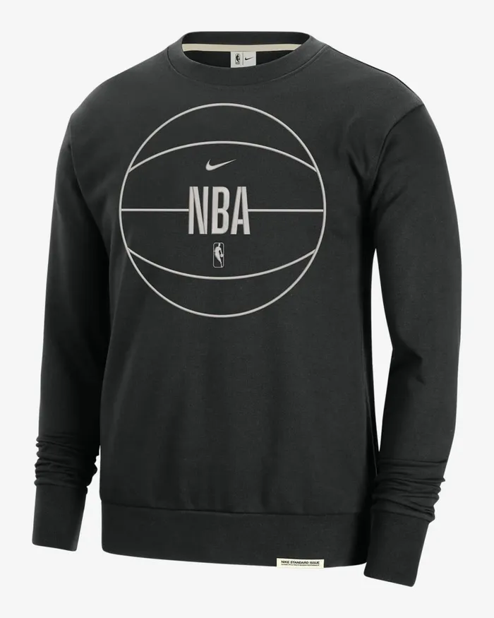 Men Nike Hoodies And Sweatshirts Team 31 Standard Issue Blackpale Ivorylight Iron Ore