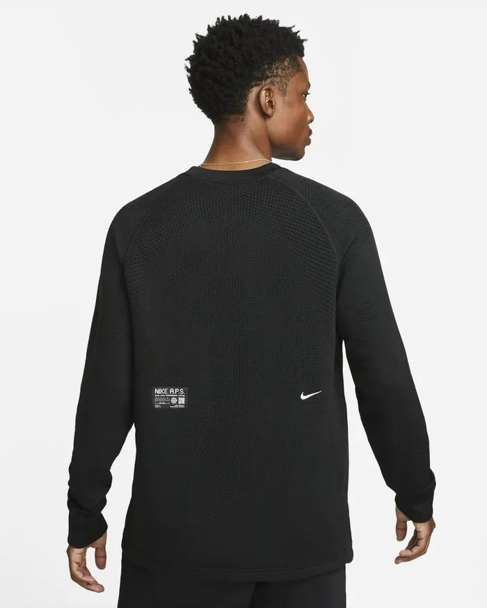 Men Nike Hoodies And Sweatshirts ThermaFIT ADV APS Blackwhite
