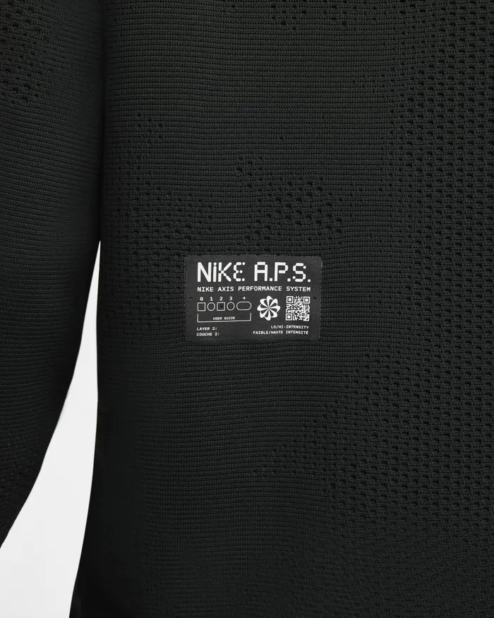 Men Nike Hoodies And Sweatshirts ThermaFIT ADV APS Blackwhite