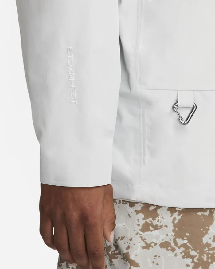 Men Nike Jackets ACG StormFIT 034Cascade Rains034 Photon Dustsummit White