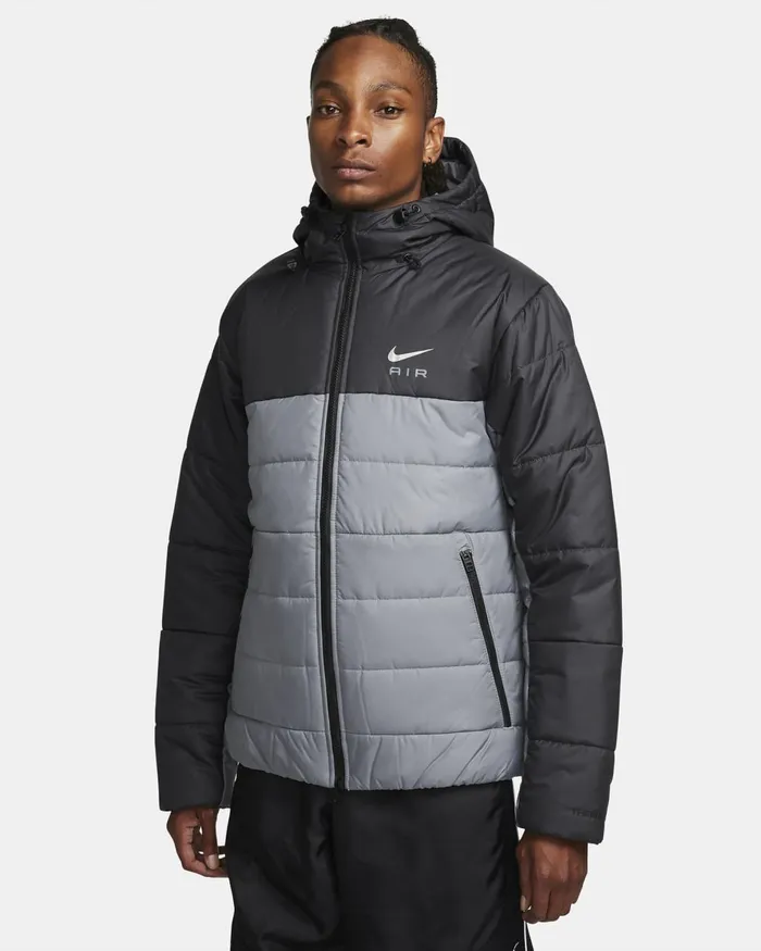 Men Nike Jackets Air Cool Greyanthracitemetallic Silver
