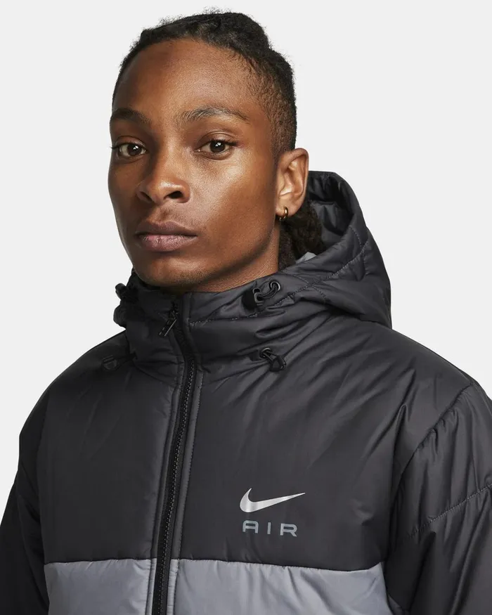 Men Nike Jackets Air Cool Greyanthracitemetallic Silver