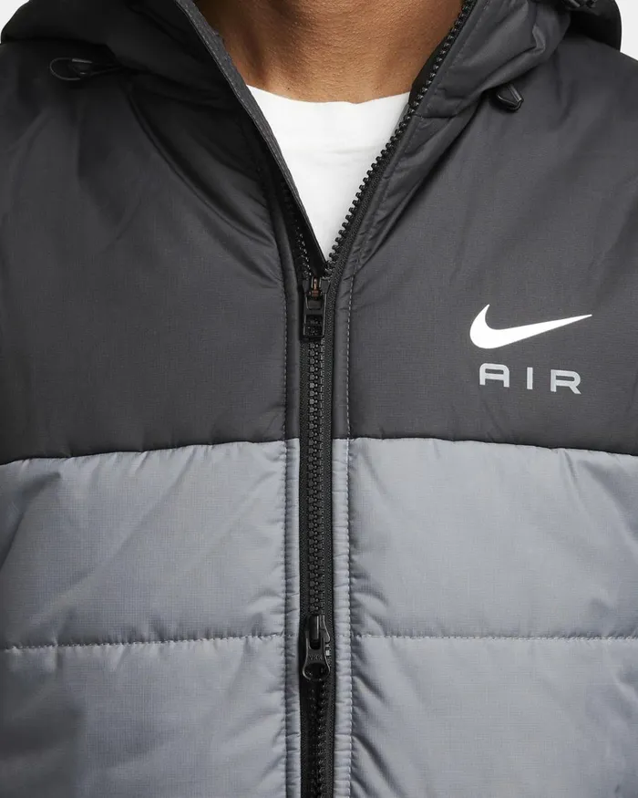 Men Nike Jackets Air Cool Greyanthracitemetallic Silver