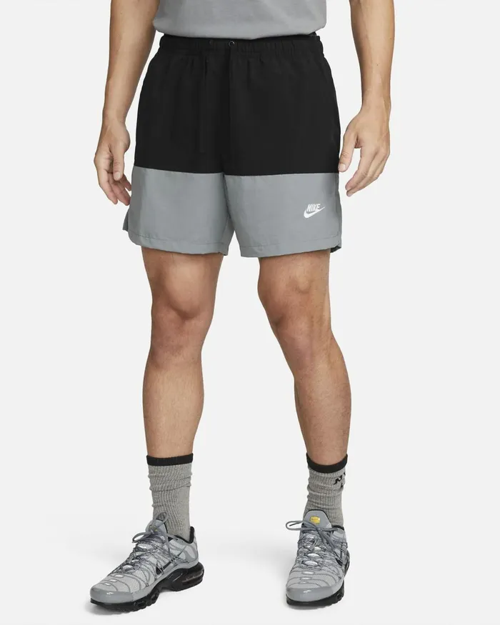 Men Nike Shorts Club Blacksmoke Greywhite