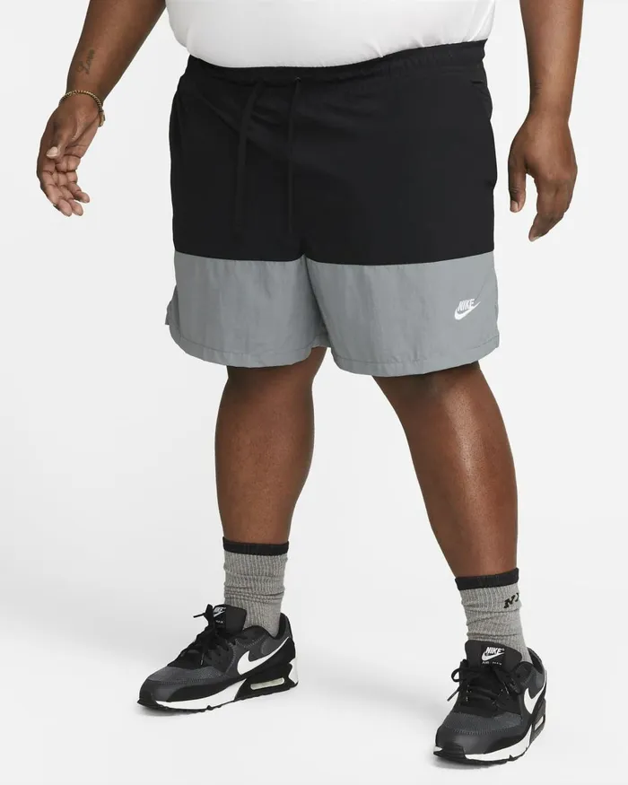 Men Nike Shorts Club Blacksmoke Greywhite