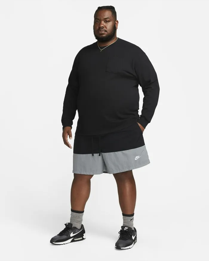 Men Nike Shorts Club Blacksmoke Greywhite