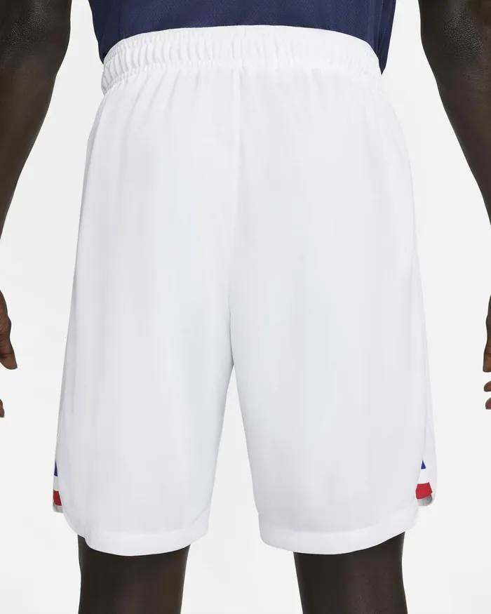 Men Nike Shorts FFF 202223 Stadium Home Whitewhitemetallic Gold