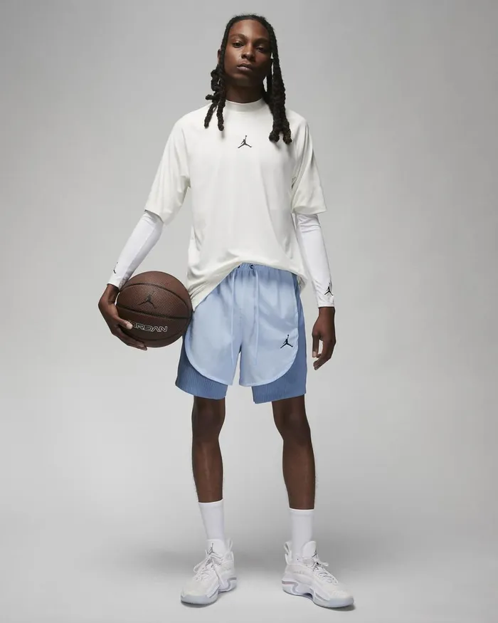 Men Nike Shorts Jordan DriFIT Sport Royal Tintwork Blueblack