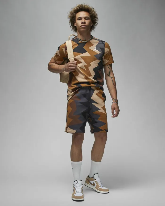 Men Nike Shorts Jordan Flight MVP Hempblacksail