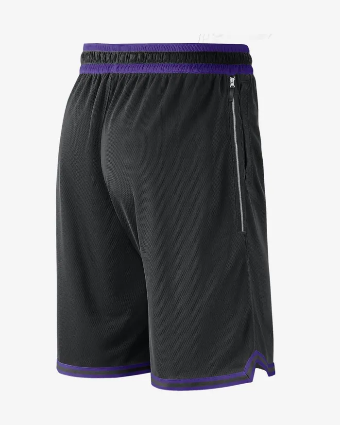Men Nike Shorts Los Angeles Lakers DNA Blackfield Purplewhite