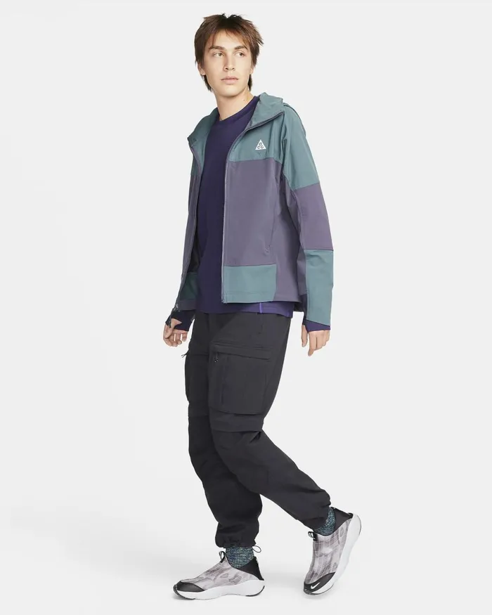 Men Nike Tops And TShirts ACG DriFIT ADV 039Goat Rocks039 Purple Inkpurple Cosmossummit White