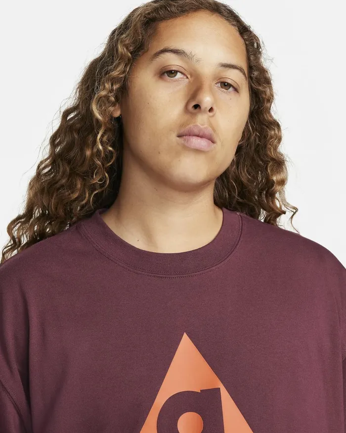 Men Nike Tops And TShirts ACG Night Maroon
