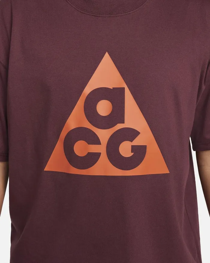 Men Nike Tops And TShirts ACG Night Maroon