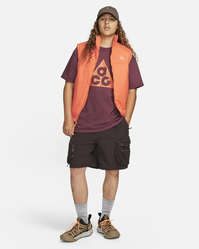Men Nike Tops And TShirts ACG Night Maroon