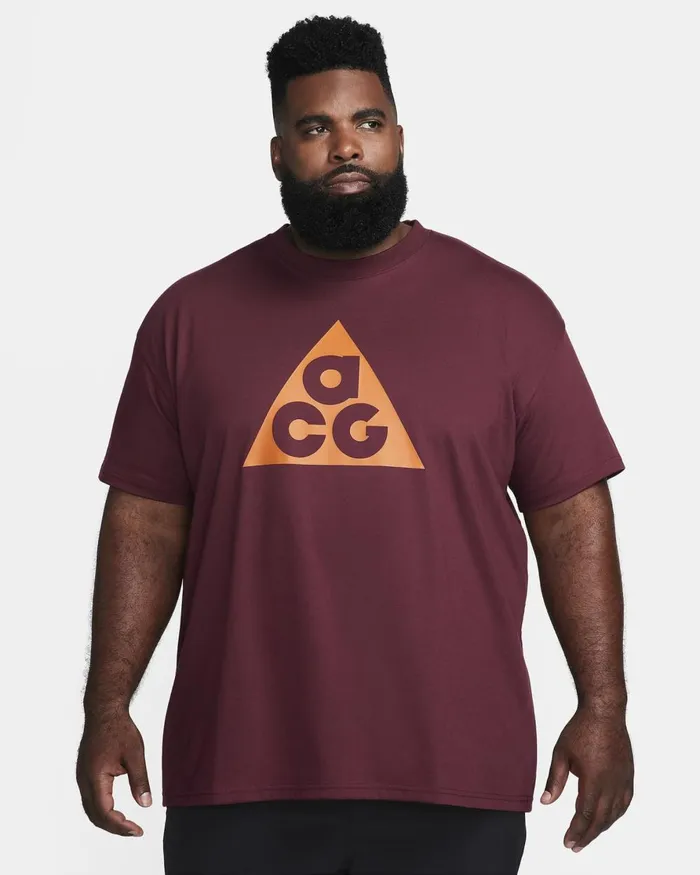 Men Nike Tops And TShirts ACG Night Maroon