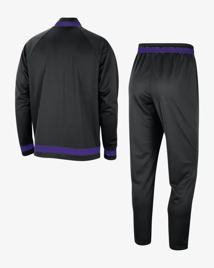 Men Nike Tracksuits Los Angeles Lakers Starting 5 Blackfield Purple