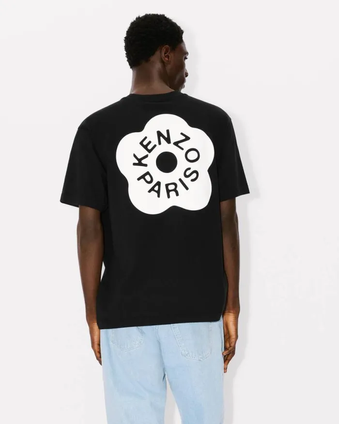 Men Oversize 039Boke Flower 20039 Tshirt Black Kenzo Tshirts And Polos