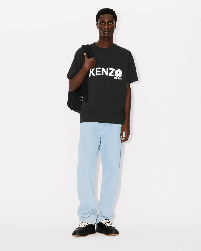 Men Oversize 039Boke Flower 20039 Tshirt Black Kenzo Tshirts And Polos