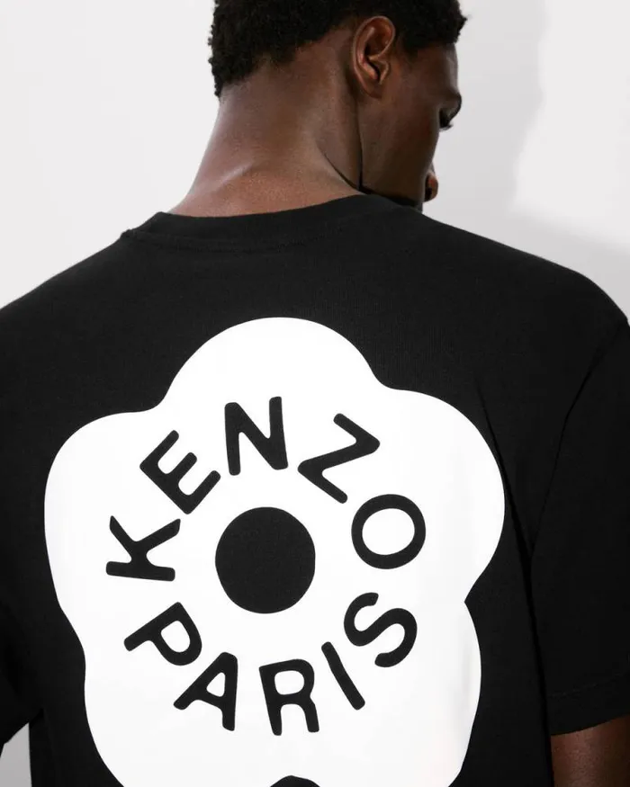 Men Oversize 039Boke Flower 20039 Tshirt Black Kenzo Tshirts And Polos
