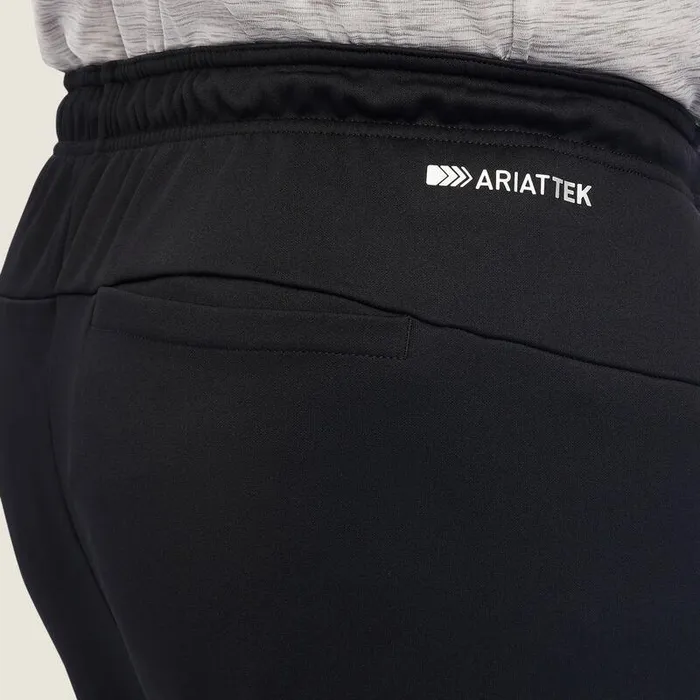 Men Pants and Shorts Ariat Logo Tek Fleece Jogger Sweatpants Black Men Pants and Shorts Ariat Logo Tek Fleece Jogger Sweatpants Black