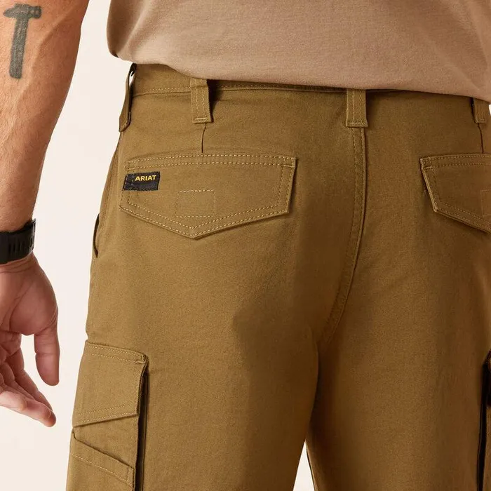 Men Pants and Shorts Ariat Rebar DuraStretch Made Tough Cargo 11quot Short Dark Olive Men Pants and Shorts Ariat Rebar DuraStretch Made Tough Cargo 11quot Short Dark Olive