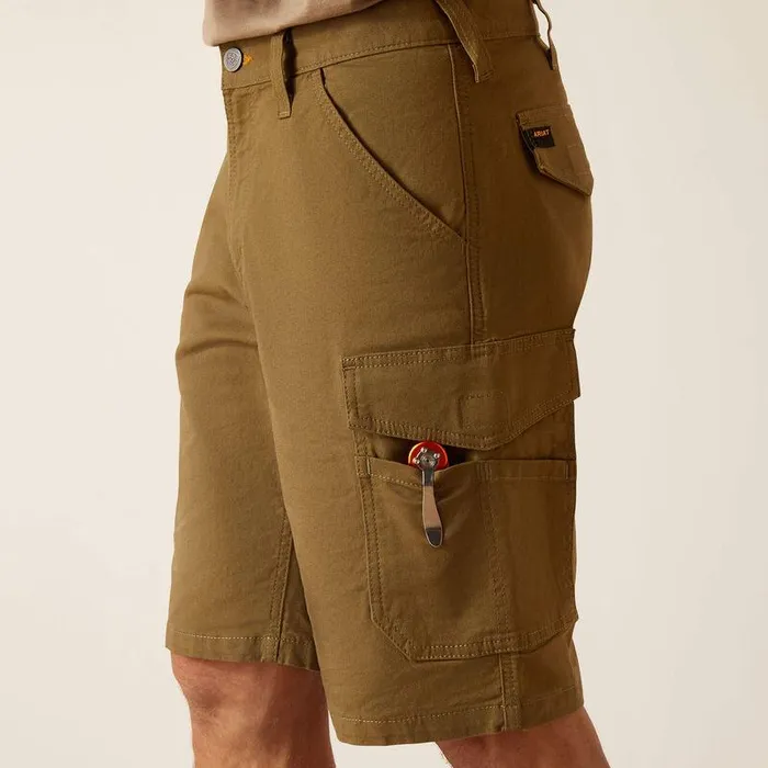 Men Pants and Shorts Ariat Rebar DuraStretch Made Tough Cargo 11quot Short Dark Olive Men Pants and Shorts Ariat Rebar DuraStretch Made Tough Cargo 11quot Short Dark Olive