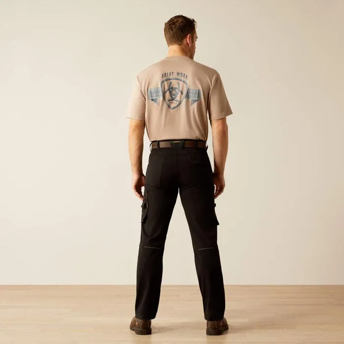 Men Pants and Shorts Ariat Rebar M7 Slim Dynamic Utility Straight Pant Black Men Pants and Shorts Ariat Rebar M7 Slim Dynamic Utility Straight Pant Black