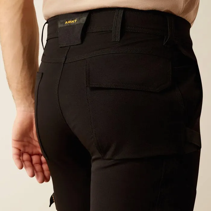 Men Pants and Shorts Ariat Rebar M7 Slim Dynamic Utility Straight Pant Black Men Pants and Shorts Ariat Rebar M7 Slim Dynamic Utility Straight Pant Black