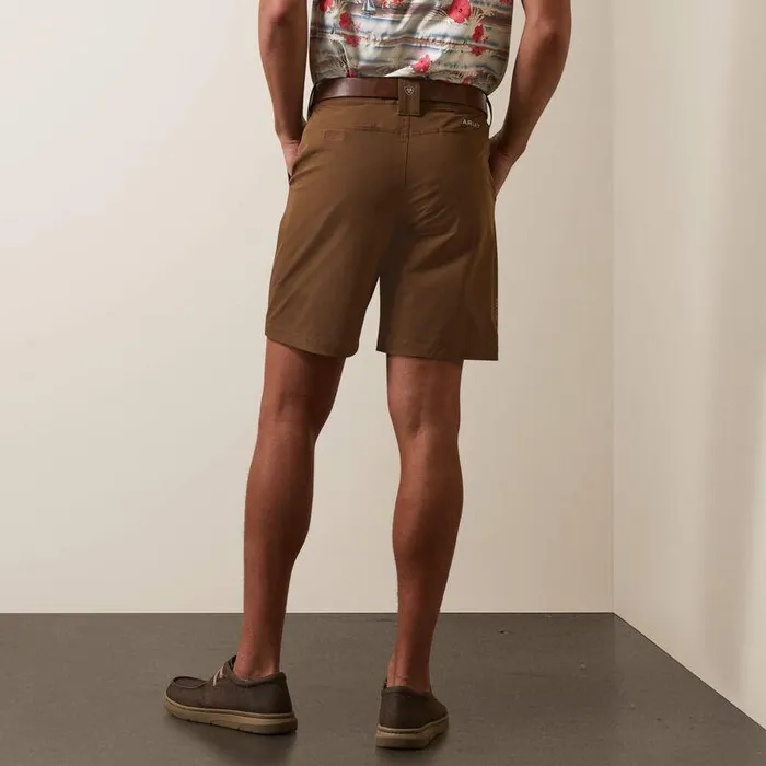 Men Pants and Shorts Ariat Tek Short Teak Men Pants and Shorts Ariat Tek Short Teak